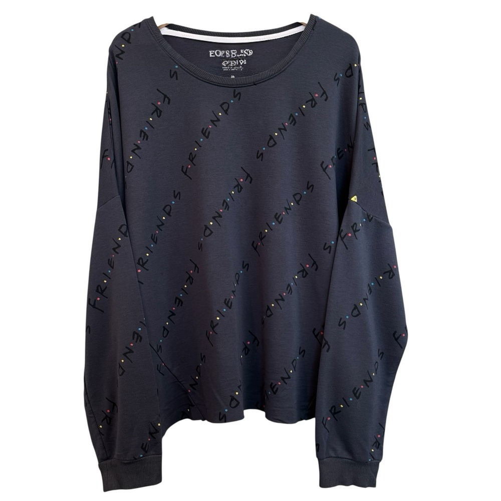 FRIENDS Television Show Sweatshirt Sleepwear Long Sleeve Pullover Top‎ 3x #48